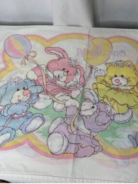 Vintage The Puffalumps Pillowcase, 1987 Fisher Price RARE